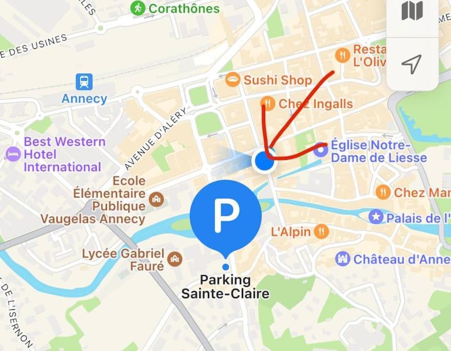 La Petite Venise Des Alpes, Ultra Centre 1 A 5 Pers Lejlighed Annecy Eksteriør billede